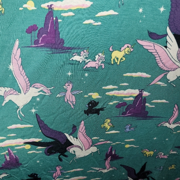 Torrid Disney women's plus size 1 Fantasia unicorns Pegasus t-shirt dress, NWT - Picture 2 of 4
